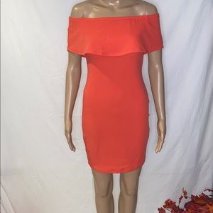 Off the shoulder dress